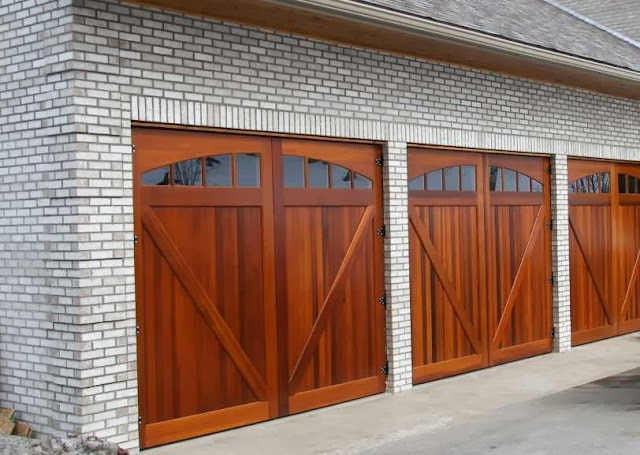 wood garage door weight